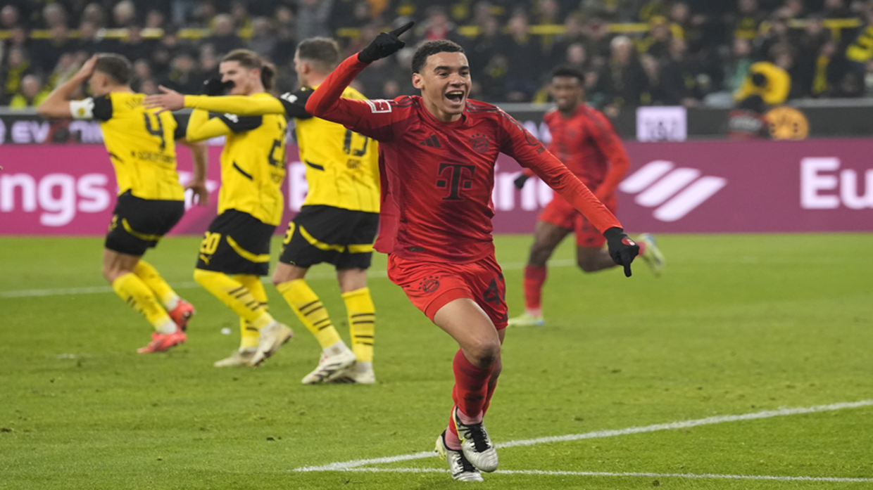 Musiala's header saves Bayern Munich from Dortmund defeat